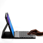 Til Lenovo Tab M10 HD Gen 2 TB-X306X / F Læder Stand Tablet Etui med Aftageligt Magnetisk Trådløst Tastatur (Uden Touchpad)