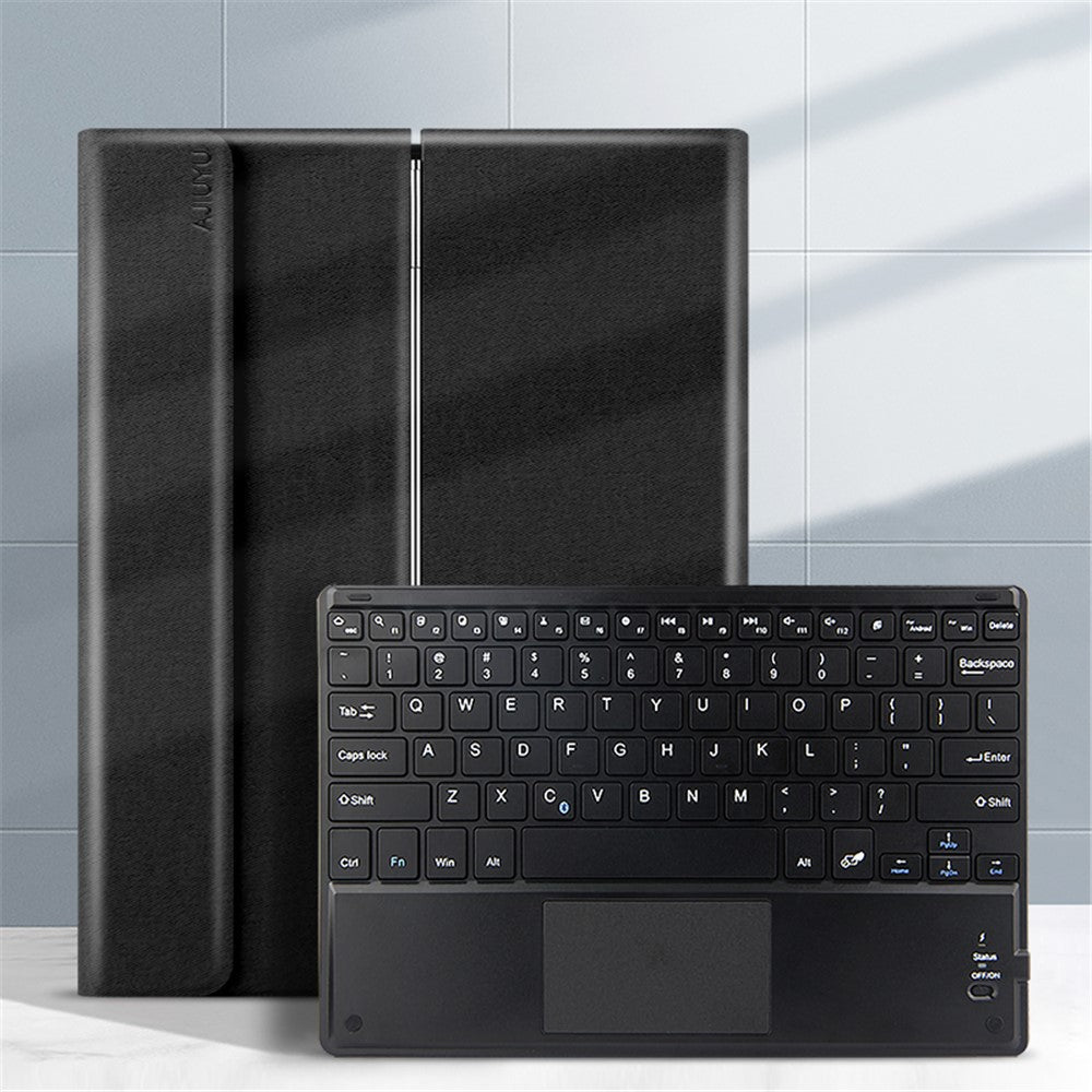 For Asus Adolpad 10 Pro Detachable Bluetooth-compatible Keyboard with Hinge Stand Leather Case