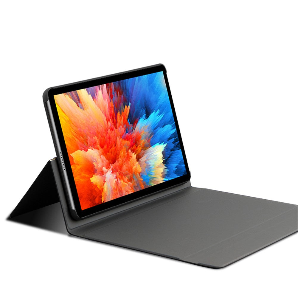 For Asus Adolpad 10 Pro Detachable Bluetooth-compatible Keyboard with Hinge Stand Leather Case