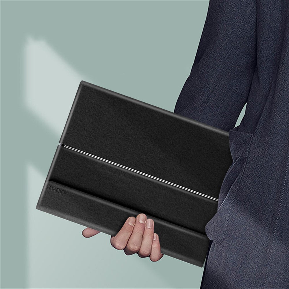 For Asus Adolpad 10 Pro Detachable Bluetooth-compatible Keyboard with Hinge Stand Leather Case