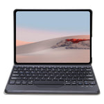 SFGO til Microsoft Surface Go / Go 2 / Go 3 Trætekstur PU-læder ydre cover Bluetooth-kompatibelt tastatursæt med TPU indvendigt bumper-etui