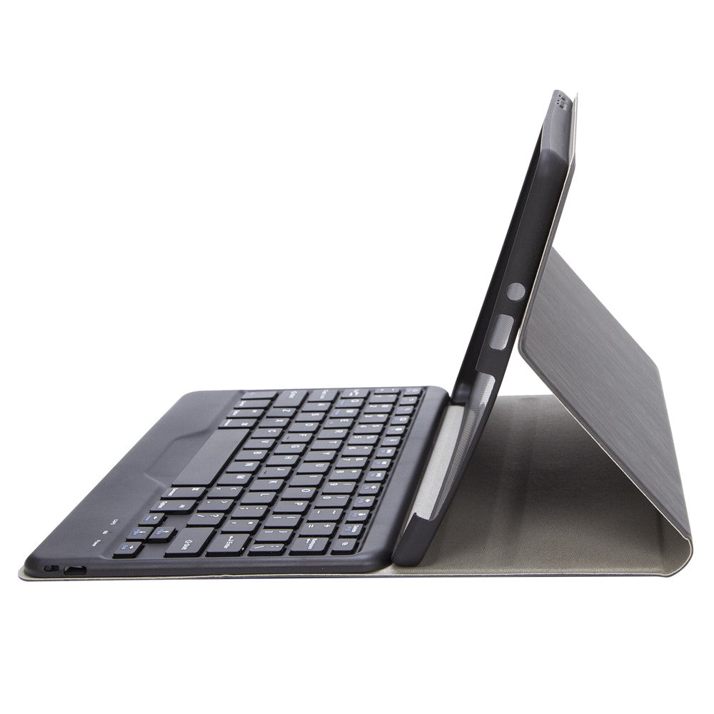 SFGO til Microsoft Surface Go / Go 2 / Go 3 Trætekstur PU-læder ydre cover Bluetooth-kompatibelt tastatursæt med TPU indvendigt bumper-etui