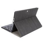 SFGO til Microsoft Surface Go / Go 2 / Go 3 Trætekstur PU-læder ydre cover Bluetooth-kompatibelt tastatursæt med TPU indvendigt bumper-etui
