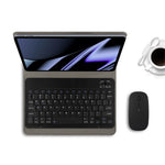 For OPPO Pad Leather Stand Tablet Case with Detachable Magnetic Wireless Keyboard (Without Touchpad)