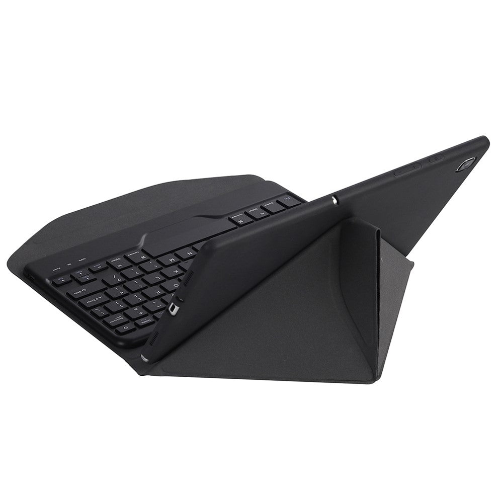 BM20 For Lenovo Tab M10 Plus (3rd Gen) TB-125FU Leather Case Bluetooth-Compatible Keyboard Stand Built-In Pen Slot