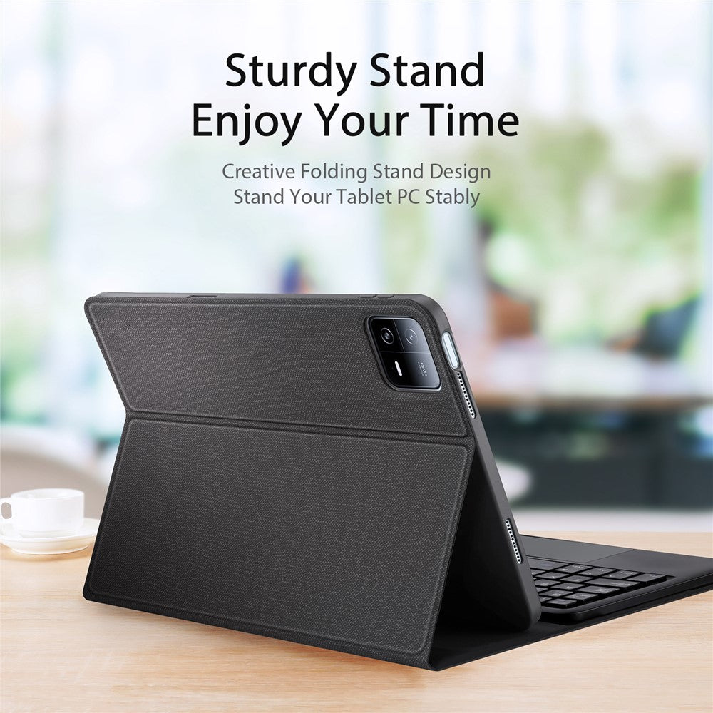 DUX DUCIS For Xiaomi Pad 6 / Pad 6 Pro Keyboard Case Protective Cover Tablet Case Detachable Wireless Bluetooth-compatible Keyboard with Touchpad