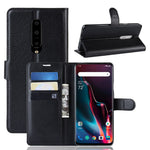 Litchi Texture Wallet Stand Leather Mobile Phone Case for OnePlus 7 Pro