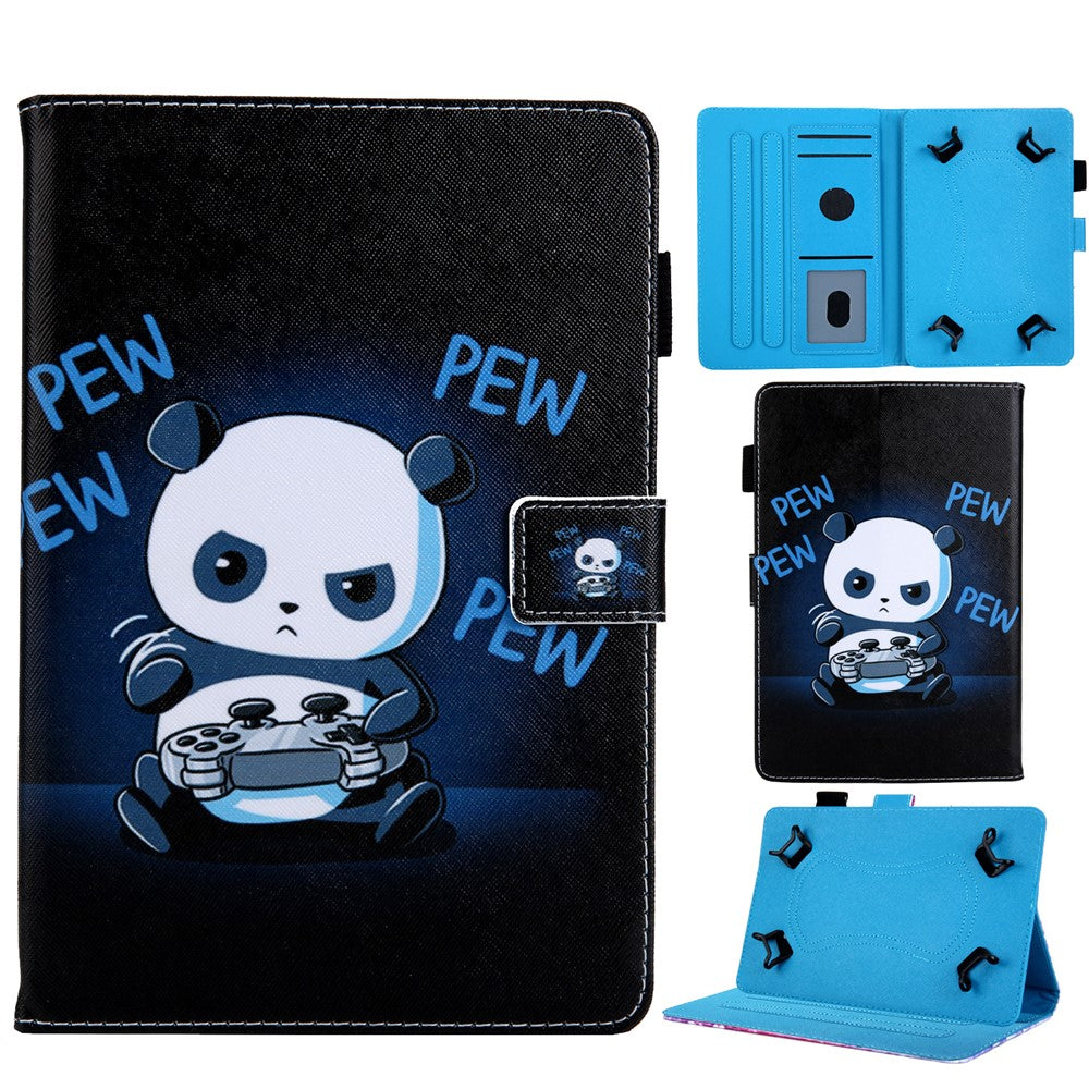 Universal Animal Patterned 8-inch PU Leather Stand Tablet Case for Huawei MediaPad T3 8.0 / iPad mini 5, etc