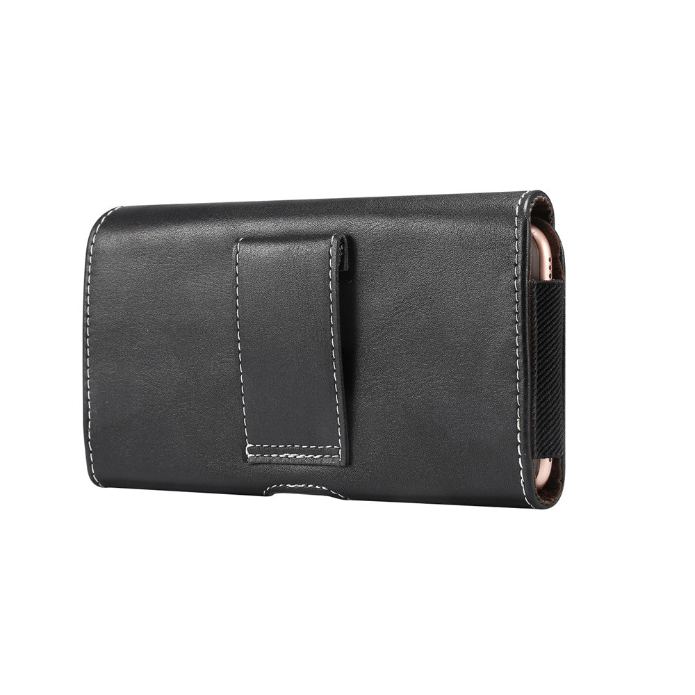 Men's PU Leather Cross Matte Classic Waist Bag for 6.4/6.5/6.9-inch Phone Case