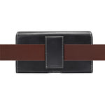 Men's PU Leather Cross Matte Classic Waist Bag for 6.4/6.5/6.9-inch Phone Case
