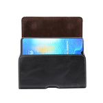 Men's PU Leather Cross Matte Classic Waist Bag for 6.4/6.5/6.9-inch Phone Case