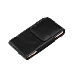 5.5 inch Universal Wear-resistant Leather Belt Clip Phone Pouch Case for iPhone Samsung Huawei Etc.