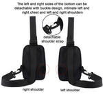 6,5'' / 6,9'' / 7,2'' Brystskuldertaske Telefonpose Vandafvisende Nylon Casual Skulderrygsæk Slyngetaske Rejsetaske