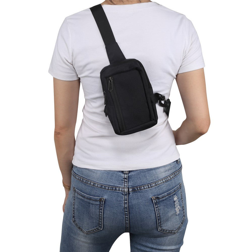 6,5'' / 6,9'' / 7,2'' Brystskuldertaske Telefonpose Vandafvisende Nylon Casual Skulderrygsæk Slyngetaske Rejsetaske