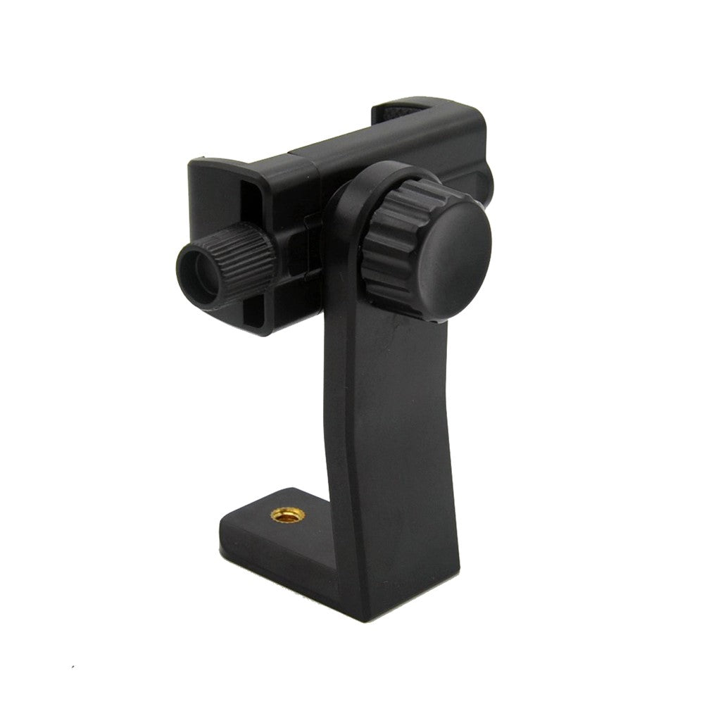 AT716 360 graders roterande universal mobilmobil stativfäste/vertikalt fäste hållare adapterklämma med 1/4 skruvhål