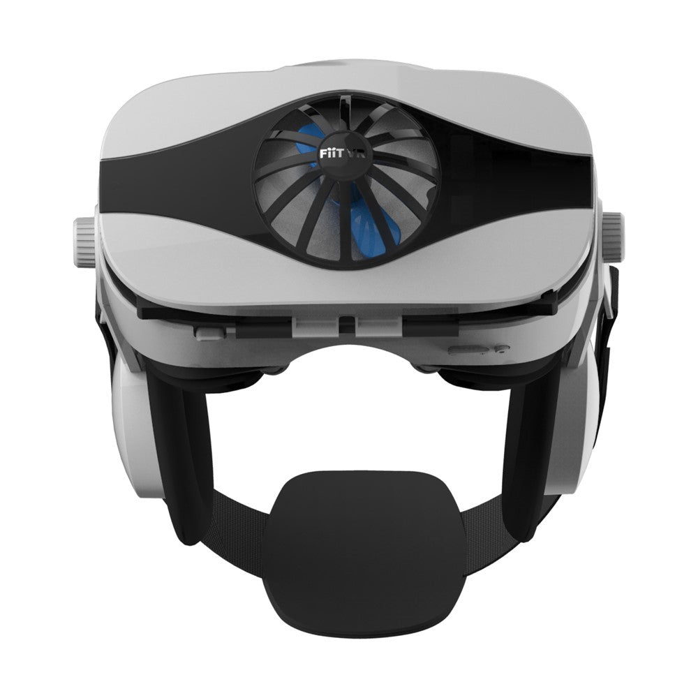 FIIT VR 5F 3D VR Headset Fan Cooling Virtual Reality 3D Glasses Box for 4.0-6.3 inch Smartphone