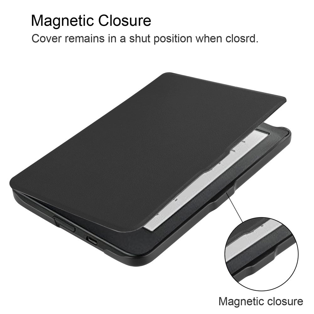 PU-læder smart magnetisk flipcover til Kobo Clara HD 6.0 tommer