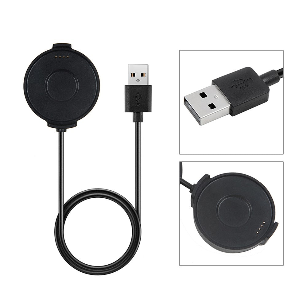 Magnetisk Sugeoplader til TicWatch Pro Smartwatch med 1m USB-ladekabel