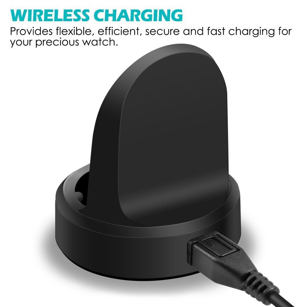 EP-YO805 For Samsung Galaxy Watch 46mm SM-R800 / 42mm SM-R810 Smart Watch Wireless Charger Charging Dock with Cable