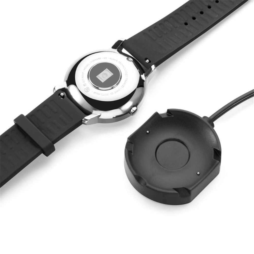 1m USB-opladerstation Vuggekabel til Nokia Steel HR 36mm 40mm Ur
