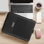 Universal Stand Foldable Laptop Bag Sleeve PU Leather Bag for MacBook 13 inches