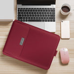 Universal Stand Foldable Laptop Bag Sleeve PU Leather Bag for MacBook 13 inches
