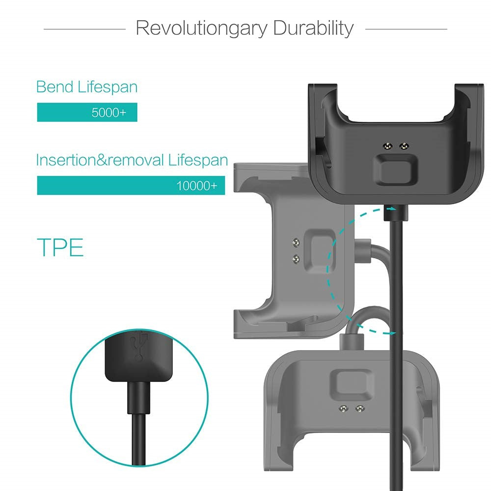 Smartwatch-opladerkabel Opladningsdock til Amazfit Bip Lite A1915/ Bip A1608
