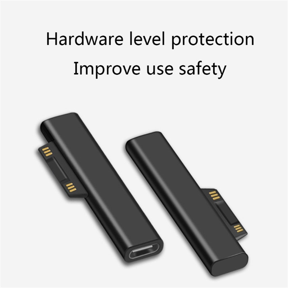 Type-C hun PD-konverter USB C-adapter til Microsoft Surface Pro 3 / 4 / 5 / 6