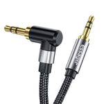 ESSAGER 3.5mm Jack Male to Male Audio AUX Cable for PC Mobile Phone Speaker, 1.5m