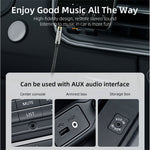 ESSAGER 3.5mm Jack Male to Male Audio AUX Cable for PC Mobile Phone Speaker, 1.5m
