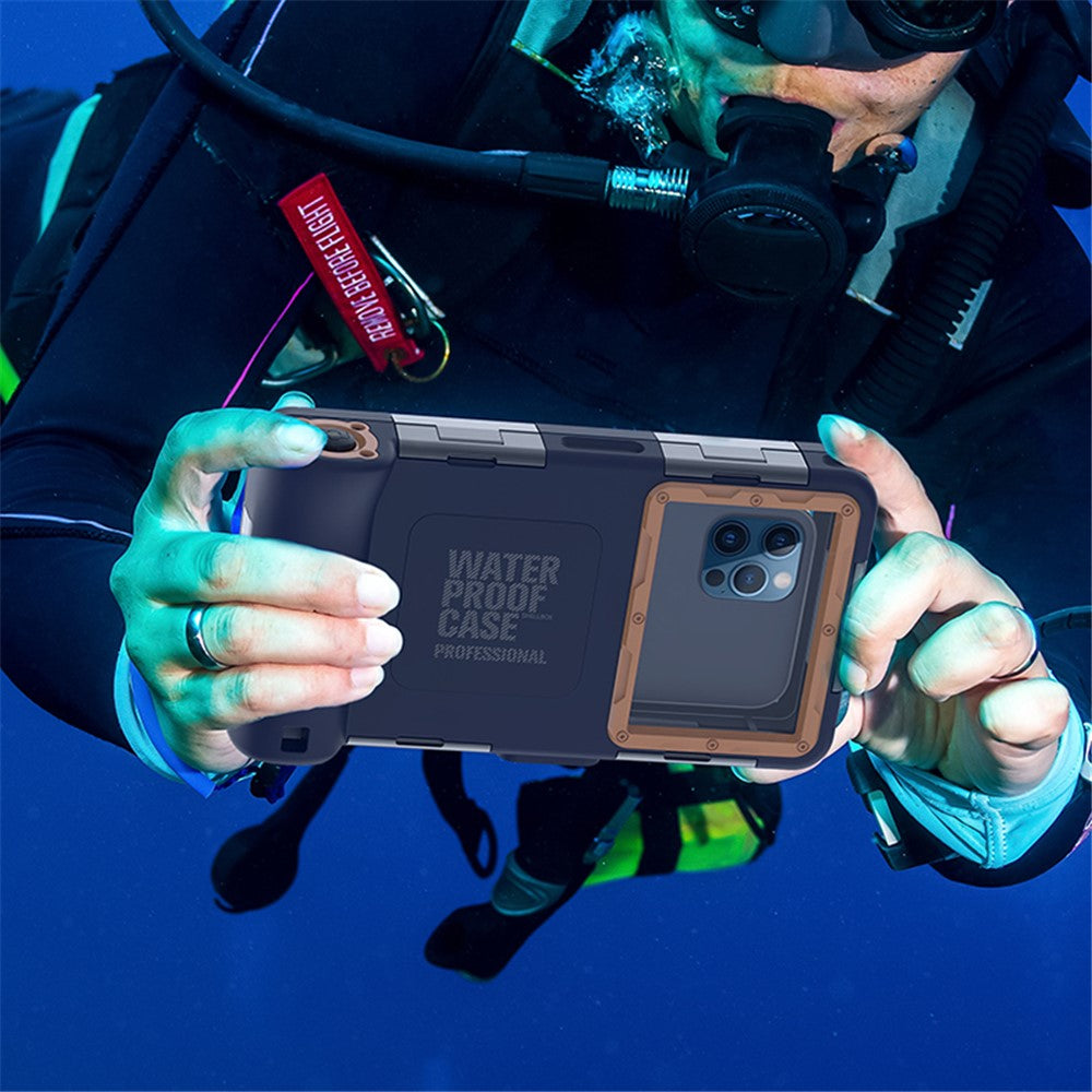 SHELLBOX Diving Case II 15m Underwater Universal Full Body Phone Shell IPX8 Waterproof Cover with Anti-Lost Rope
