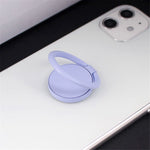 Solid Color Zinc Alloy Finger Ring Grip Stand Phone Finger Holder Kickstand