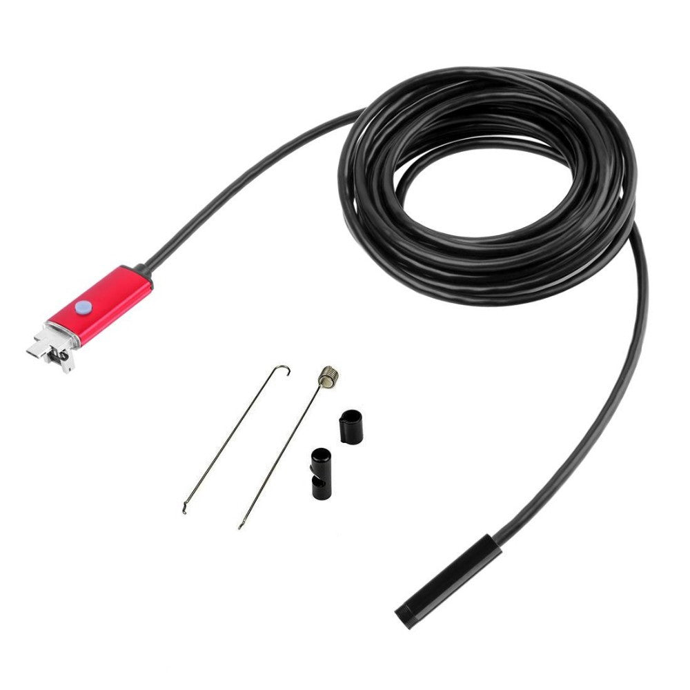 AN99 Waterproof 5M 7mm 6-LED Android PC USB Endoscope Inspection Video Camera