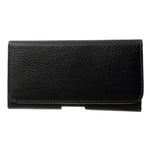 Black for Samsung Galaxy Note 8 / iPhone 8 Plus / 7 Plus Leather Holster Pouch Litchi Texture, Size: 15.8 x 8.5 x 1.8cm