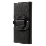 Black for Samsung Galaxy Note 8 / iPhone 8 Plus / 7 Plus Leather Holster Pouch Litchi Texture, Size: 15.8 x 8.5 x 1.8cm