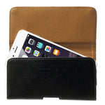 Black for Samsung Galaxy Note 8 / iPhone 8 Plus / 7 Plus Leather Holster Pouch Litchi Texture, Size: 15.8 x 8.5 x 1.8cm