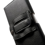 Black for Samsung Galaxy Note 8 / iPhone 8 Plus / 7 Plus Leather Holster Pouch Litchi Texture, Size: 15.8 x 8.5 x 1.8cm