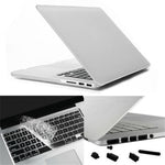 ENKAY HAT PRINCE Matt PC Helkroppsskal + Tangentbordsfilm + Dammskyddande Proppar för MacBook Pro 13.3" Retina A1425