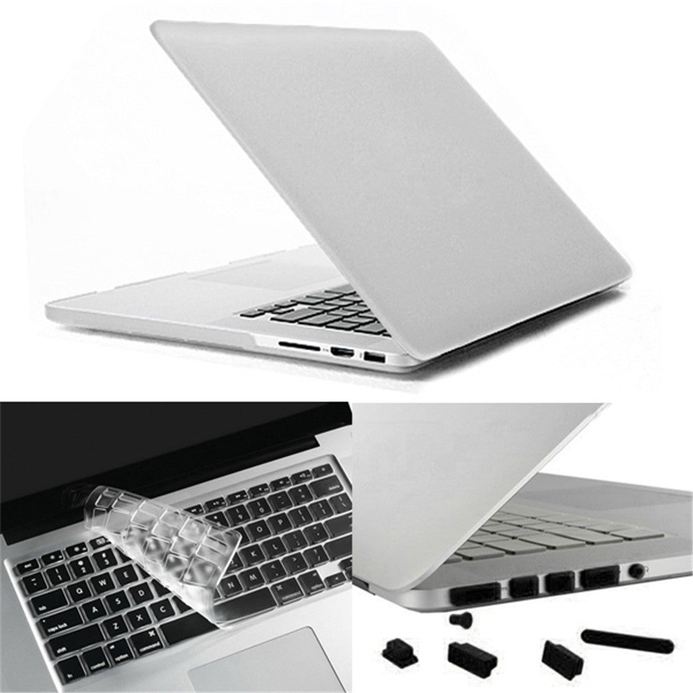 ENKAY HAT PRINCE Matt PC Helkroppsskal + Tangentbordsfilm + Dammskyddande Proppar för MacBook Pro 13.3" Retina A1425