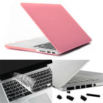 ENKAY HAT PRINCE Matt PC Helkroppsskal + Tangentbordsfilm + Dammskyddande Proppar för MacBook Pro 13.3" Retina A1425