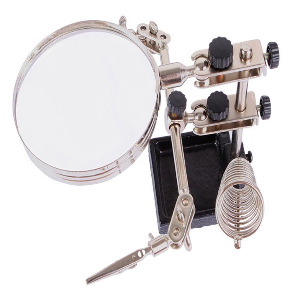 BEST BST-268Z 5X Electronic Maintenance Fixed Magnifying Glass with Clips
