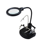 BEST BST-308L LED Lamp 2.5X/4X Magnifying Glass with Clips