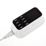 YC-CDA19 CE/RoHS/FCC Dockingstation Flere USB 8-ports oplader Desktopopladerhub LED-skærm