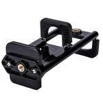 AT779 Universal Cell Phone Tablet Tripod Mount Vertical Bracket Holder Adapter Clamp with 1/4 Screw Hole