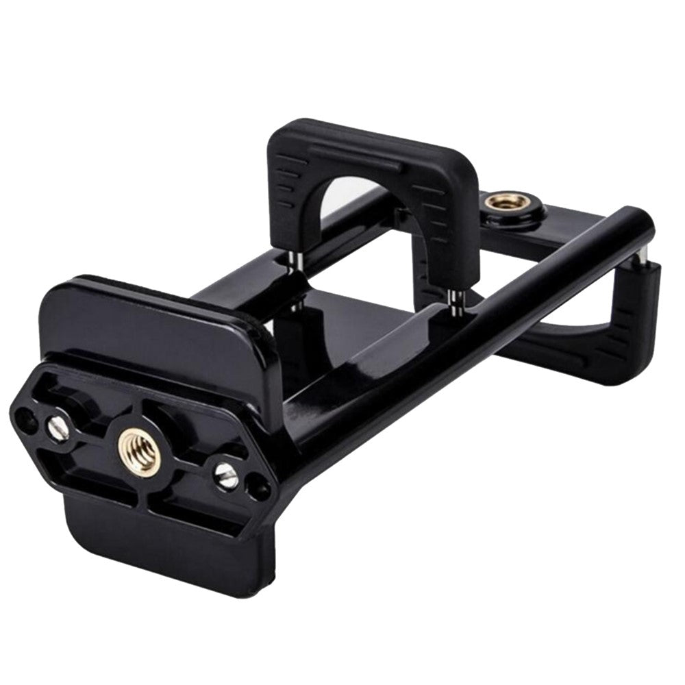 AT779 Universal Cell Phone Tablet Tripod Mount Vertical Bracket Holder Adapter Clamp with 1/4 Screw Hole