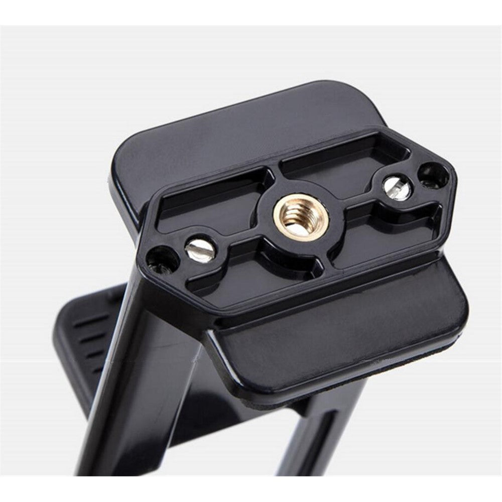 AT779 Universal Cell Phone Tablet Tripod Mount Vertical Bracket Holder Adapter Clamp with 1/4 Screw Hole