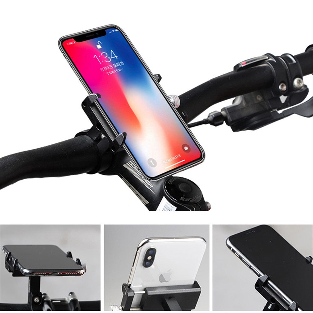 AT759 GUB PRO1 Cykelstyrhållare i aluminiumlegering för mobil, klämstorlek: 50-100 mm