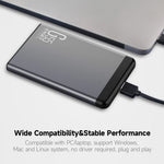 EAGET G55 1 TB 2,5 tommer bærbar ekstern harddisk USB 3.0 HDD-lagerdrev med 110 MB/s læsehastighed