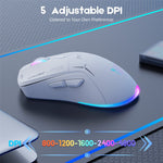 ONIKUMA CW917 Kablet / 2.4G Trådløs Dual Mode Gaming Mus Ergonomisk Computer Bærbar Mus