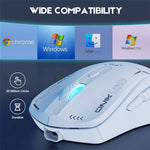 ONIKUMA CW917 Kablet / 2.4G Trådløs Dual Mode Gaming Mus Ergonomisk Computer Bærbar Mus